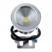 10W DC12V Warm White/Cool White LED Flood Light Floodlight Spotlight for Building, wall, Garden IP65 Silver
